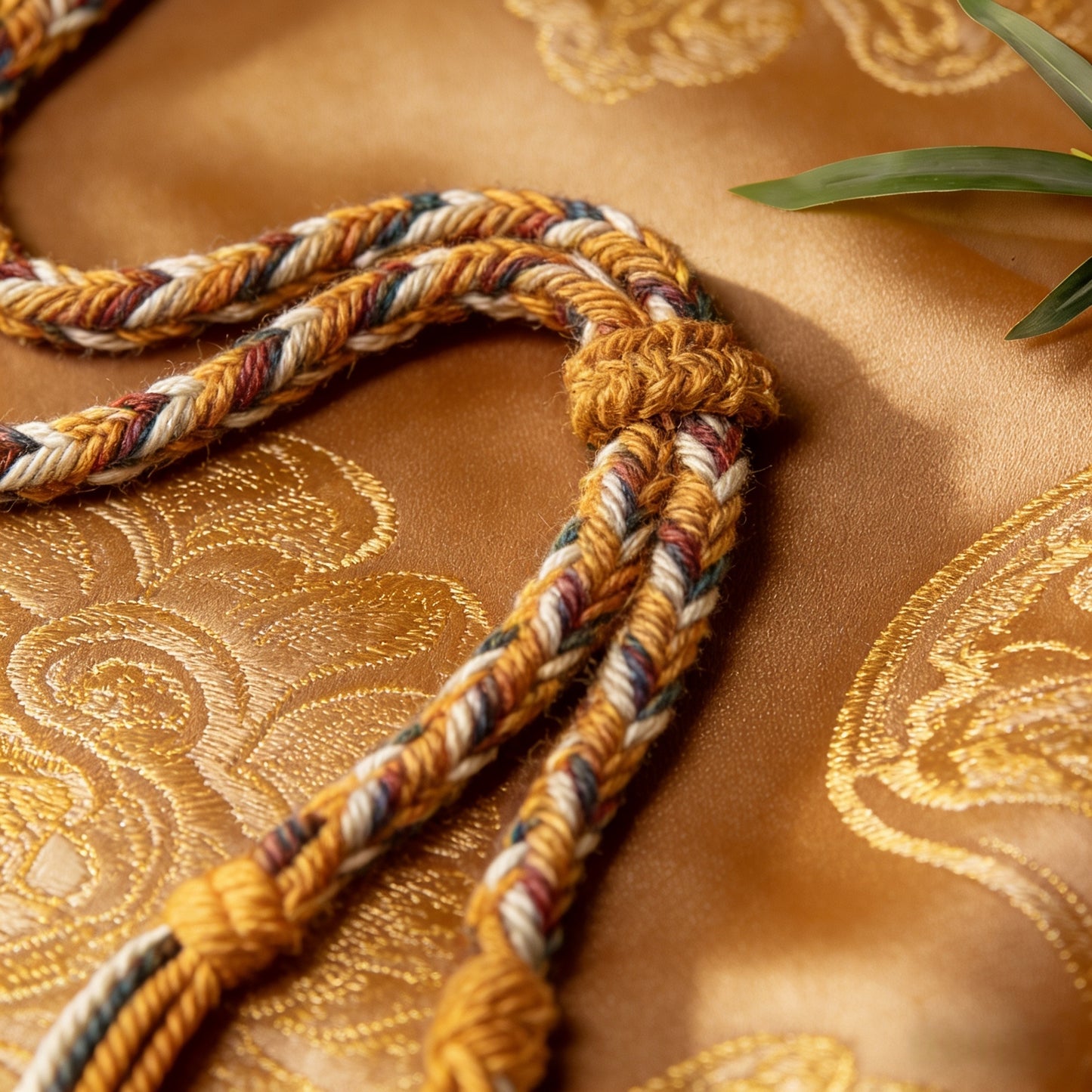 Tibetan-style thangka hanging cord, hand-woven rope