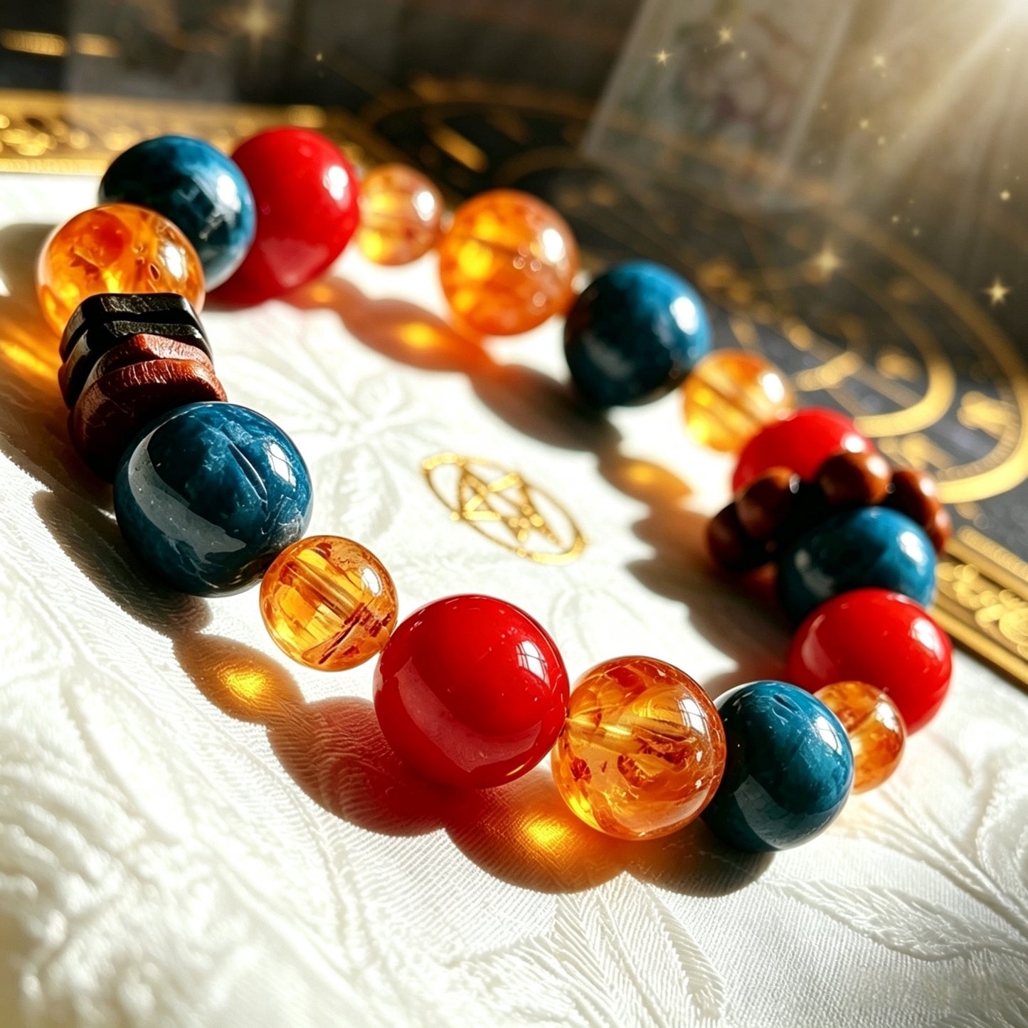 Natural Yellow Tower Crystal Bracelet