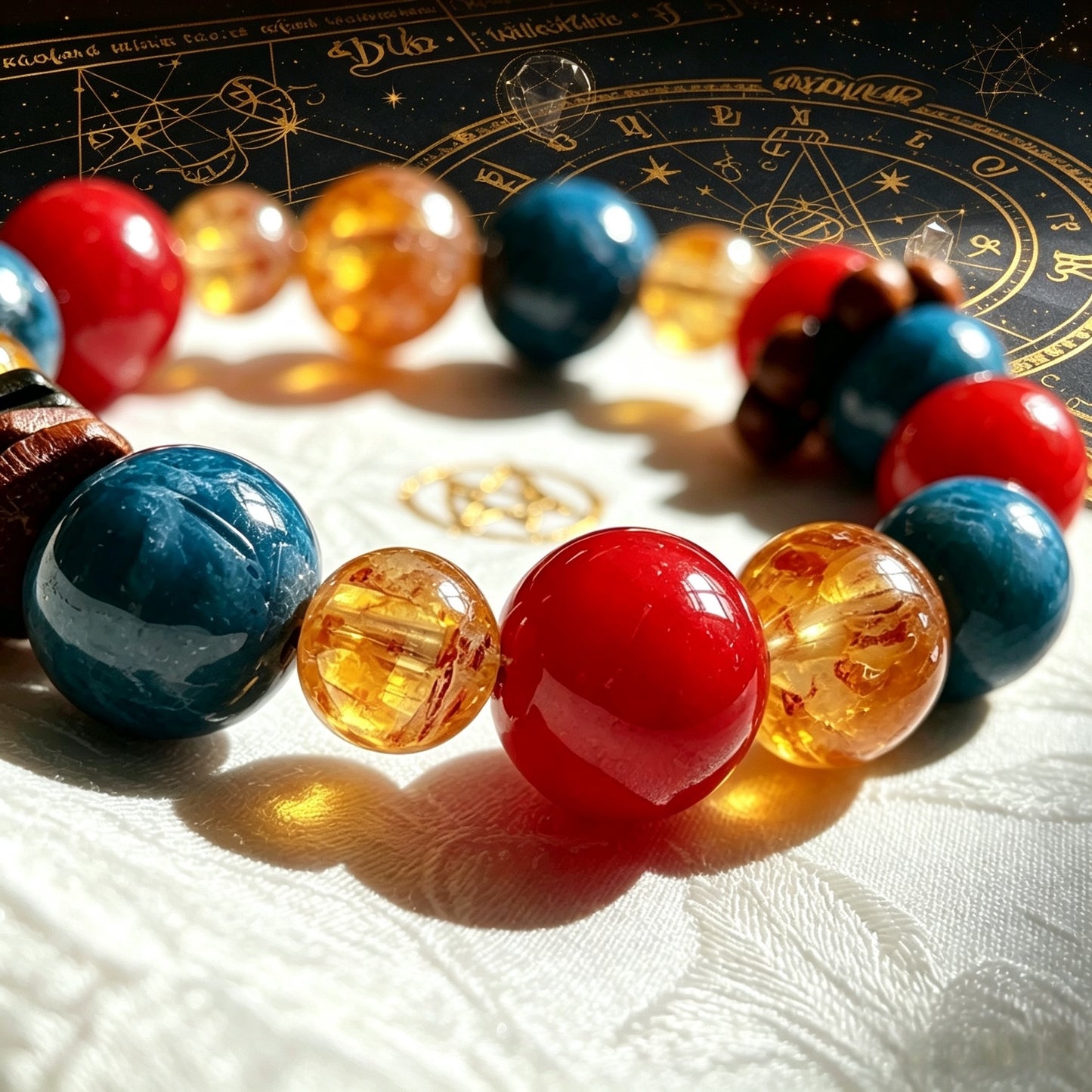 Natural Yellow Tower Crystal Bracelet