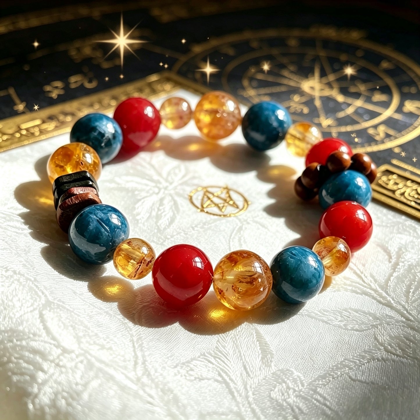 Natural Yellow Tower Crystal Bracelet
